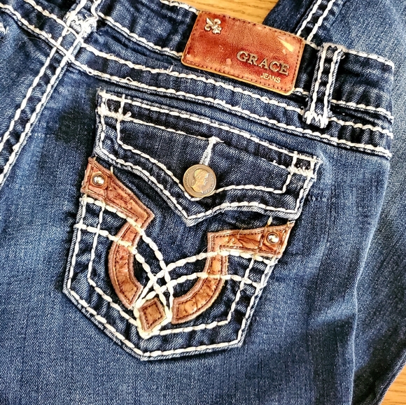 Grace In LA Bootcut Jeans Customized - Picture 11 of 14